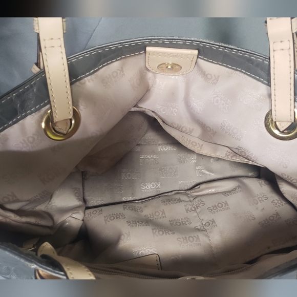 MK jet set Leather tote shoulder bag - Picture 7 of 8